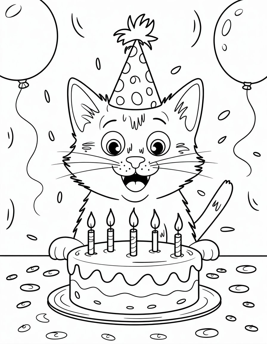 Birthday Cat